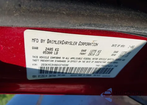 2006 Dodge Charger Rt z USA, uszkodzony, nr VIN 2B3KA53H96H374598